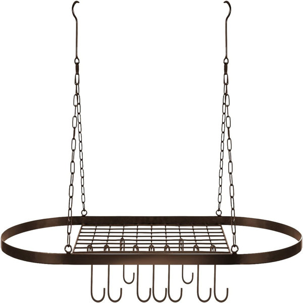 Prep & Savour Dejoie Steel Pot Rack Chain Wayfair